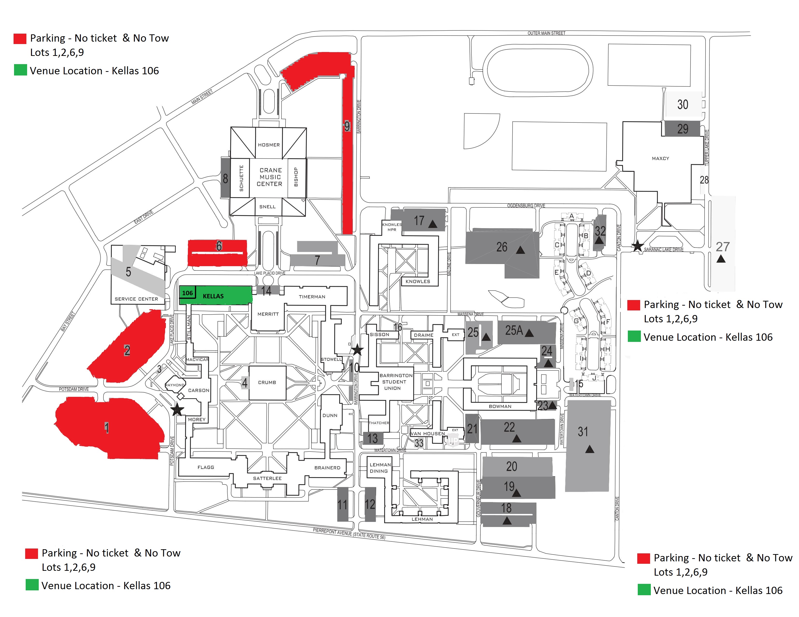 Parking information